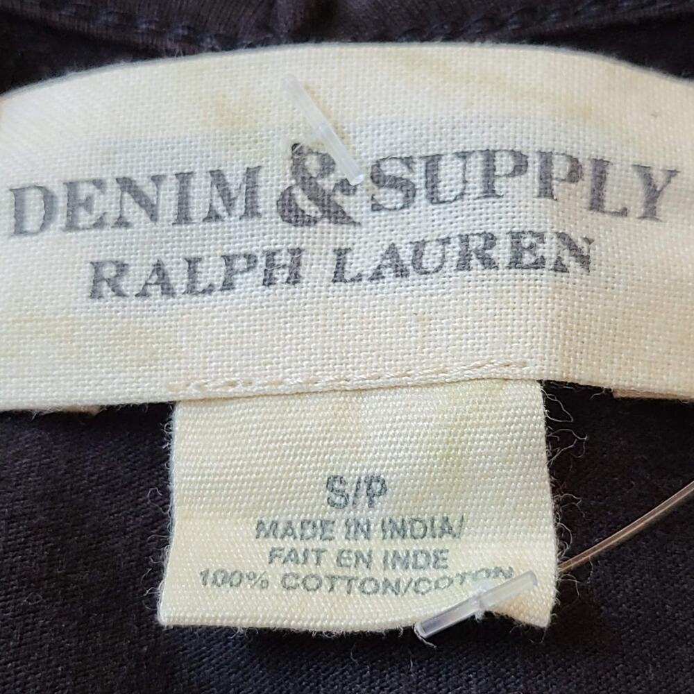 DENIM & SUPPLY RALPH LAUREN Macrame Fringe Maxi Boho Dress Black Women's Small - Picture 13 of 16